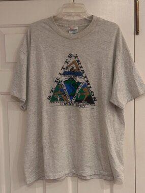 Vintage St. Kitts Triathlon 1997 T-shirt XL Caribbean